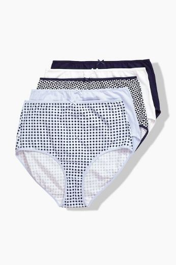 Moda za polnejše Gaćice maxi 5 komada plus velikost, xxl, Ulla Popken in Johann Popken (JP1880)