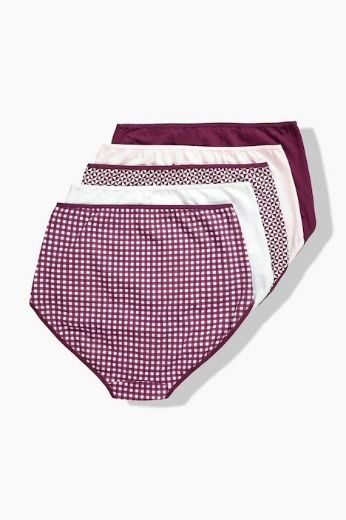 Moda za polnejše Gaćice maxi 5 komada plus velikost, xxl, Ulla Popken in Johann Popken (JP1880)