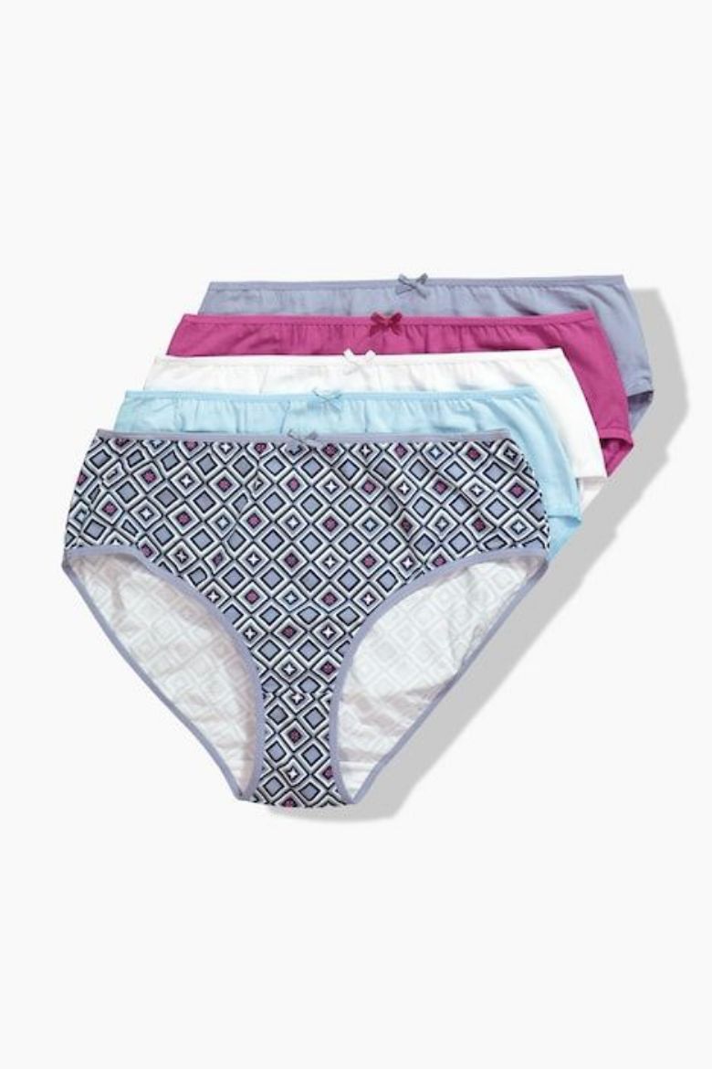 Moda za polnejše Gaćice midi 5 komada plus velikost, xxl, Ulla Popken in Johann Popken (JP1880)