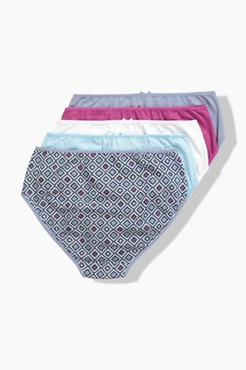 Moda za polnejše Gaćice midi 5 komada plus velikost, xxl, Ulla Popken in Johann Popken (JP1880)