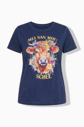Moda za polnejše Majica kratkih rukava plus velikost, xxl, Ulla Popken in Johann Popken (JP1880)