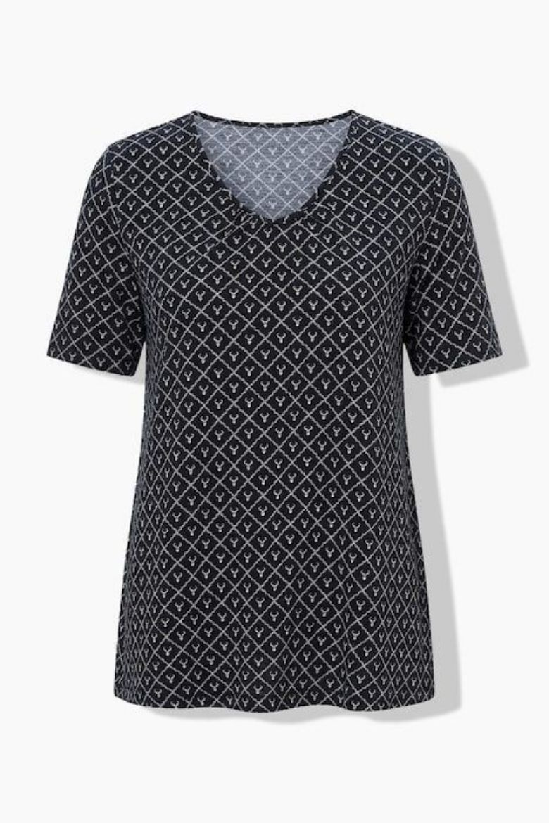 Moda za polnejše Majica kratkih rukava plus velikost, xxl, Ulla Popken in Johann Popken (JP1880)