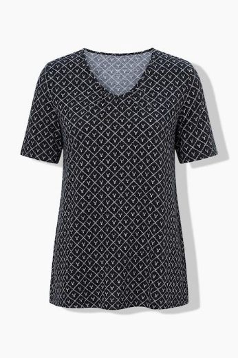 Moda za polnejše Majica kratkih rukava plus velikost, xxl, Ulla Popken in Johann Popken (JP1880)