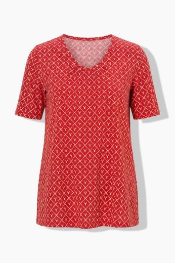 Moda za polnejše Majica kratkih rukava plus velikost, xxl, Ulla Popken in Johann Popken (JP1880)