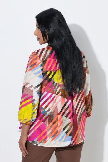 Moda za polnejše Bluza 3/4 rukava A kroja plus velikost, xxl, Ulla Popken in Johann Popken (JP1880)