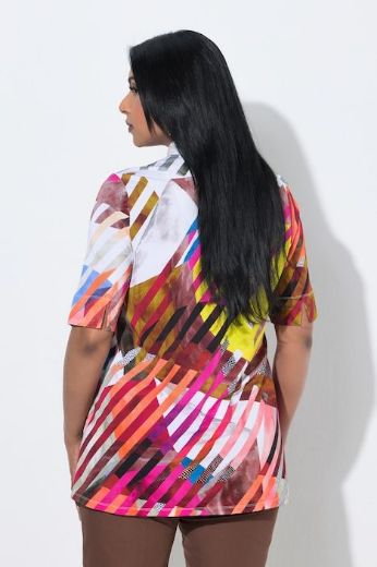Moda za polnejše Bluza kratkih rukava A kroja plus velikost, xxl, Ulla Popken in Johann Popken (JP1880)