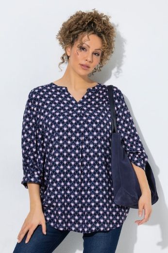 Moda za polnejše Tunika 3/4 rukava A kroja plus velikost, xxl, Ulla Popken in Johann Popken (JP1880)