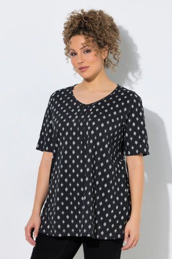 Moda za polnejše Majica kratkih rukava A kroja plus velikost, xxl, Ulla Popken in Johann Popken (JP1880)