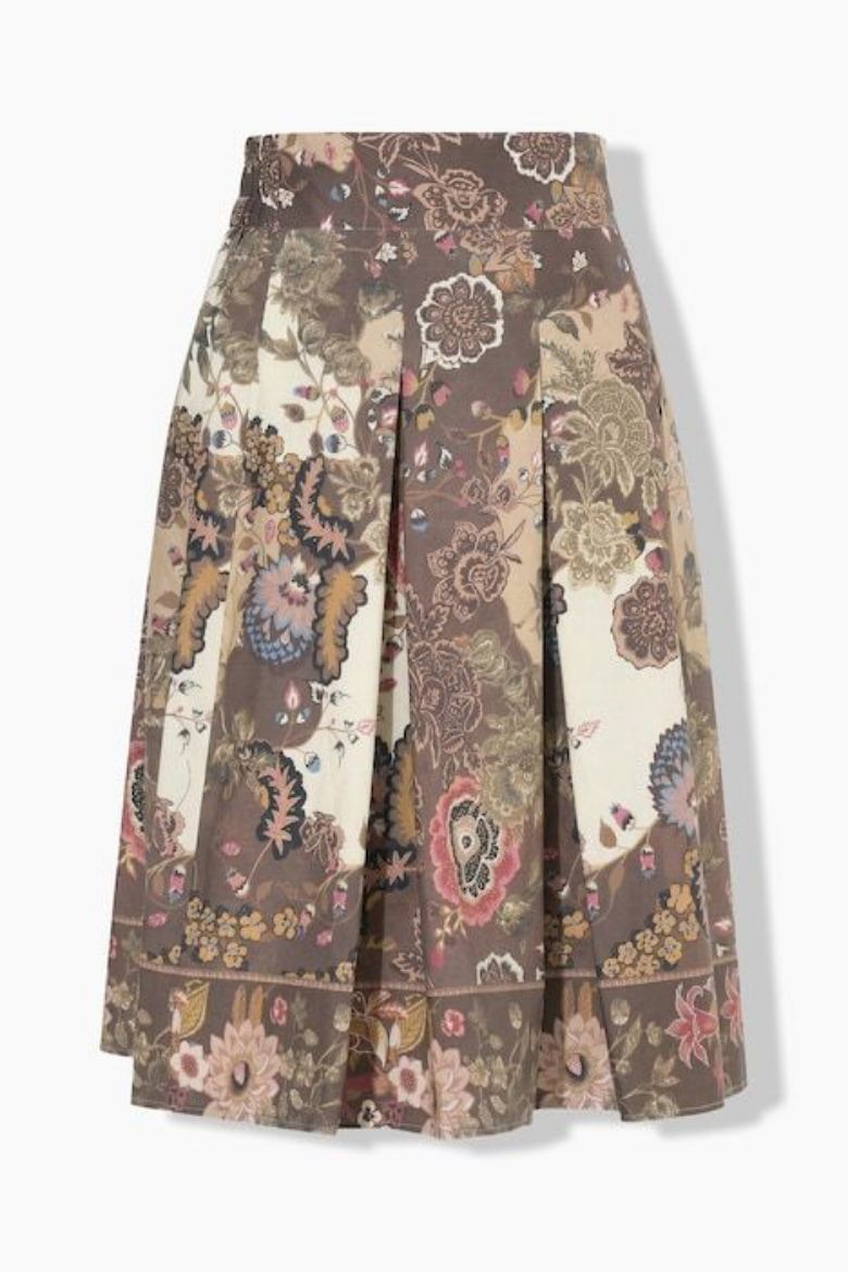 Moda za polnejše Suknja midi A kroja plus velikost, xxl, Ulla Popken in Johann Popken (JP1880)