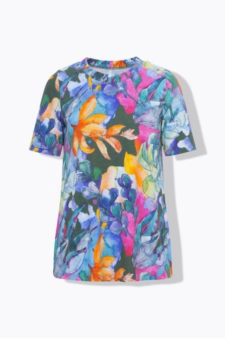 Moda za polnejše Majica kratkih rukava plus velikost, xxl, Ulla Popken in Johann Popken (JP1880)