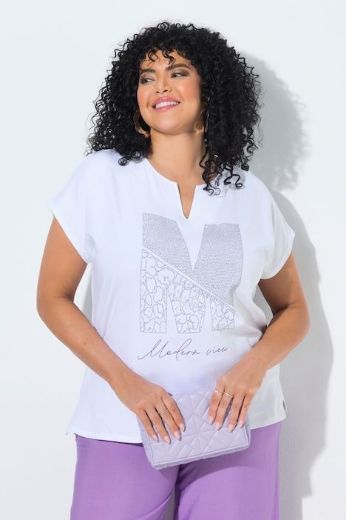 Moda za polnejše Majica kratkih rukava plus velikost, xxl, Ulla Popken in Johann Popken (JP1880)