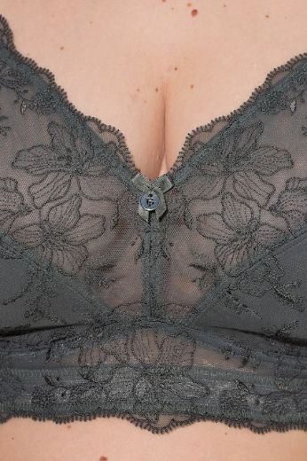 Moda za polnejše Grudnjak bez žice s dodatkom ukrasne čipke plus velikost, xxl, Ulla Popken in Johann Popken (JP1880)