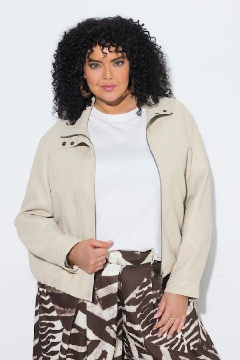 Moda za polnejše Jakna s imitacijom kože plus velikost, xxl, Ulla Popken in Johann Popken (JP1880)