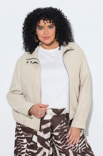 Moda za polnejše Jakna s imitacijom kože plus velikost, xxl, Ulla Popken in Johann Popken (JP1880)