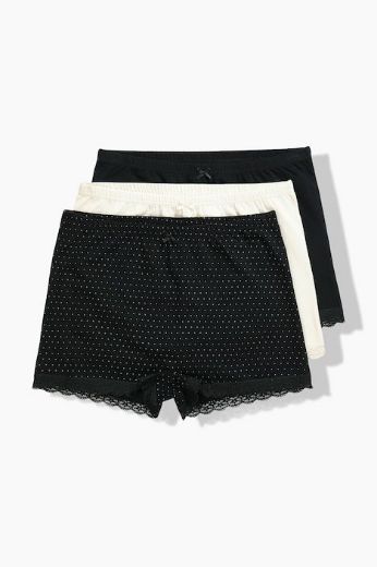 Moda za polnejše Gaćice produženih nogavica 3 komada plus velikost, xxl, Ulla Popken in Johann Popken (JP1880)