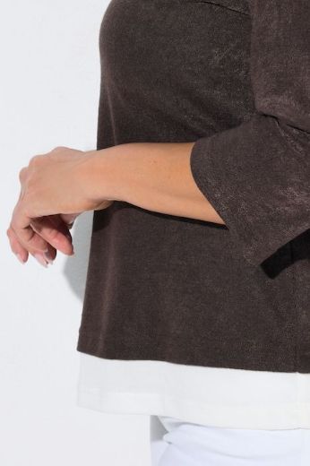 Moda za polnejše Majica 3/4 rukava plus velikost, xxl, Ulla Popken in Johann Popken (JP1880)