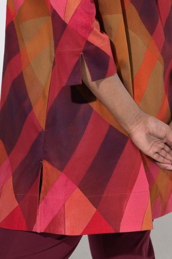 Moda za polnejše Bluza 3/4 rukava dužeg a kroja plus velikost, xxl, Ulla Popken in Johann Popken (JP1880)