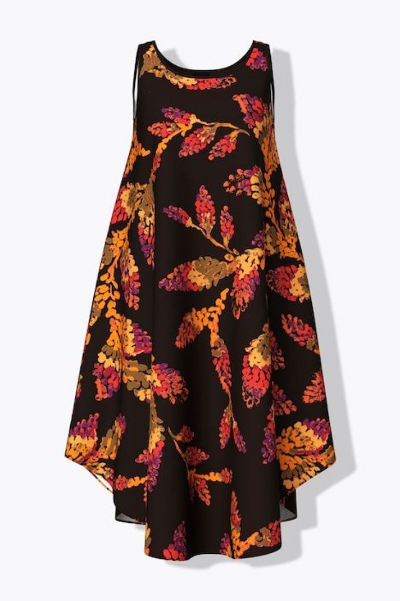 Moda za polnejše Haljina maxi bez rukava plus velikost, xxl, Ulla Popken in Johann Popken (JP1880)