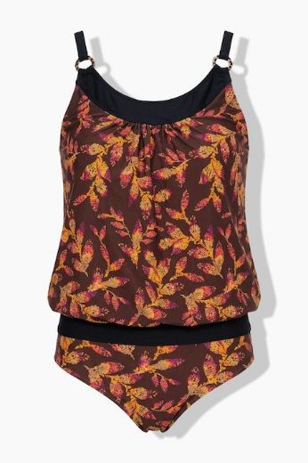Moda za polnejše Kupaći kostim tankini plus velikost, xxl, Ulla Popken in Johann Popken (JP1880)