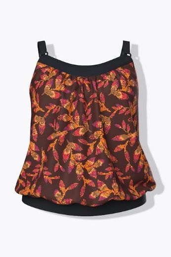 Moda za polnejše Kupaći kostim tankini plus velikost, xxl, Ulla Popken in Johann Popken (JP1880)