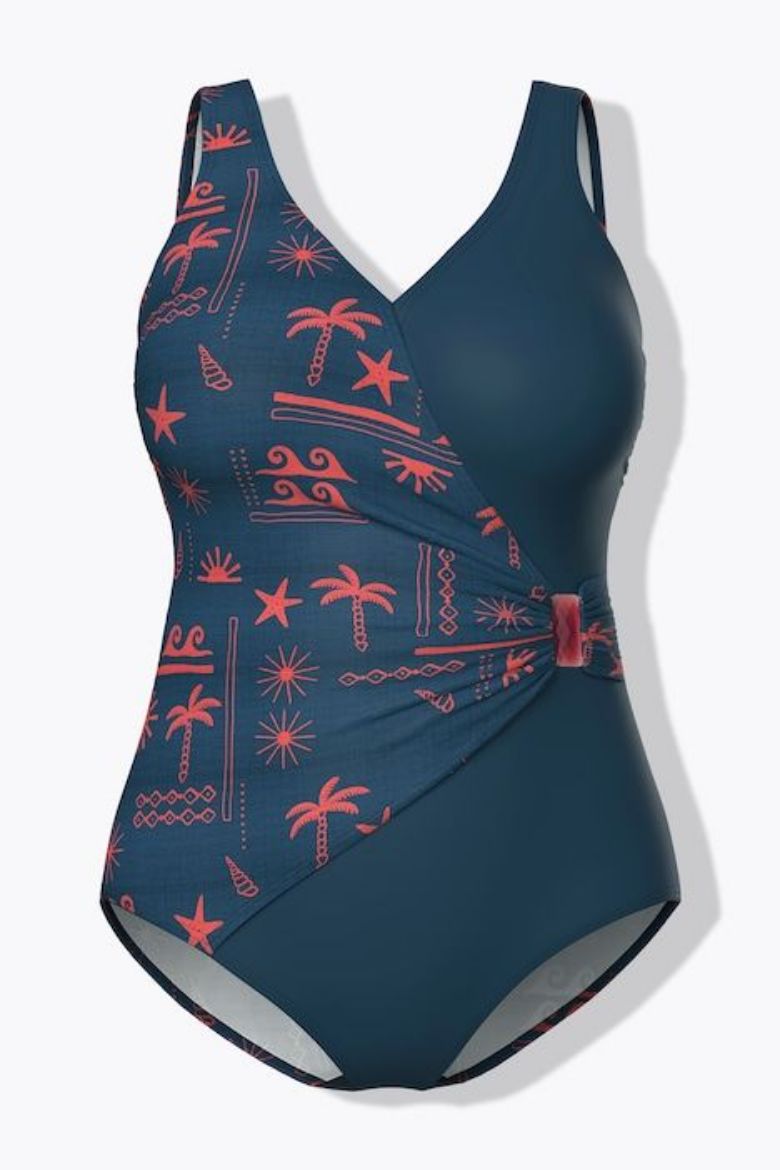 Moda za polnejše Kupaći kostim jednodijelni plus velikost, xxl, Ulla Popken in Johann Popken (JP1880)