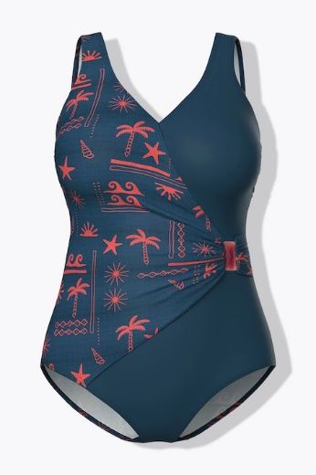 Moda za polnejše Kupaći kostim jednodijelni plus velikost, xxl, Ulla Popken in Johann Popken (JP1880)