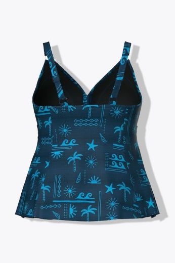 Moda za polnejše Kupaći kostim tankini plus velikost, xxl, Ulla Popken in Johann Popken (JP1880)