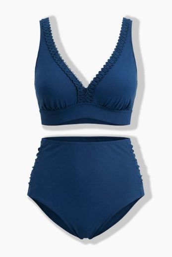 Moda za polnejše Kupaći kostim dvodijelni plus velikost, xxl, Ulla Popken in Johann Popken (JP1880)