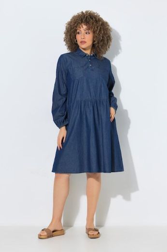 Moda za polnejše Haljina midi dugih rukava plus velikost, xxl, Ulla Popken in Johann Popken (JP1880)