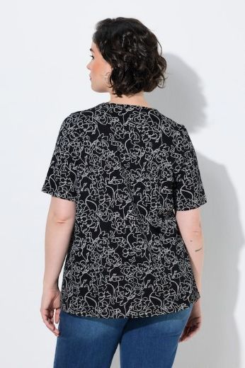 Moda za polnejše Majica kratkih rukava plus velikost, xxl, Ulla Popken in Johann Popken (JP1880)