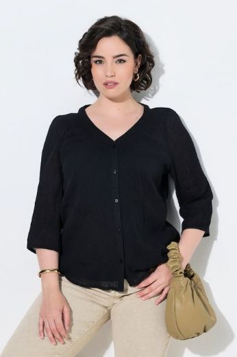 Moda za polnejše Bluza 3/4 rukava plus velikost, xxl, Ulla Popken in Johann Popken (JP1880)