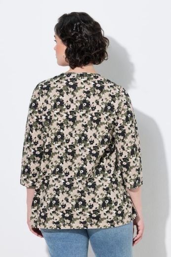 Moda za polnejše Majica 3/4 rukava A kroja plus velikost, xxl, Ulla Popken in Johann Popken (JP1880)