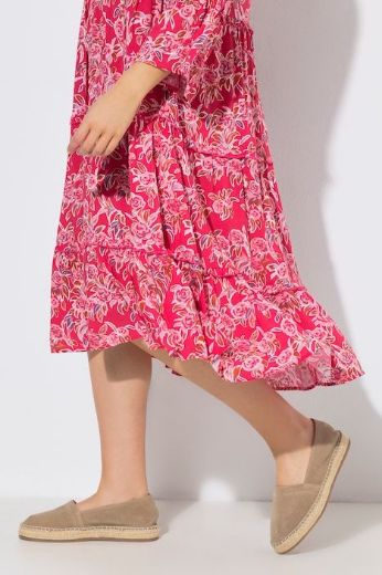 Moda za polnejše Haljina midi 3/4 rukava plus velikost, xxl, Ulla Popken in Johann Popken (JP1880)