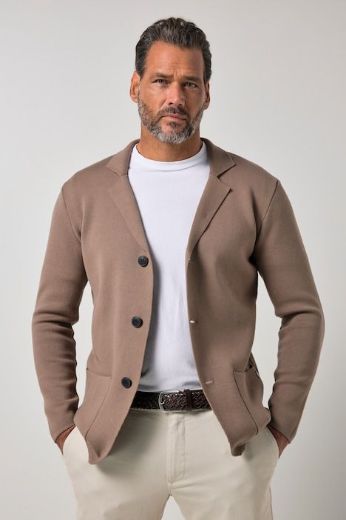 Moda za polnejše Sako pleteni plus velikost, xxl, Ulla Popken in Johann Popken (JP1880)
