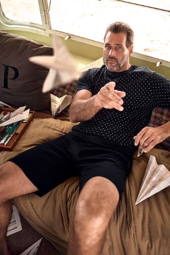 Moda za polnejše Pidžama kratkih rukava i nogavica plus velikost, xxl, Ulla Popken in Johann Popken (JP1880)