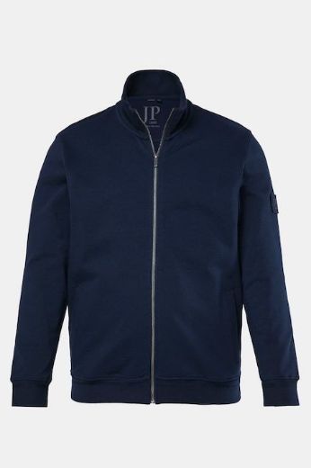 Moda za polnejše Majica dugih rukava s patentim zatvaračem plus velikost, xxl, Ulla Popken in Johann Popken (JP1880)