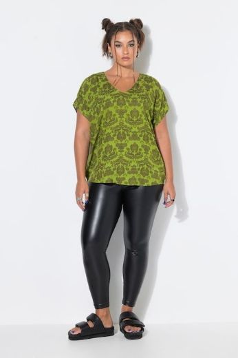 Moda za polnejše Bluza kratkih rukava V ovratnika plus velikost, xxl, Ulla Popken in Johann Popken (JP1880)
