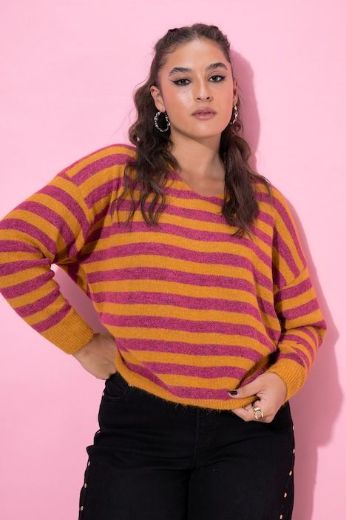 Moda za polnejše Pulover dugih rukava plus velikost, xxl, Ulla Popken in Johann Popken (JP1880)