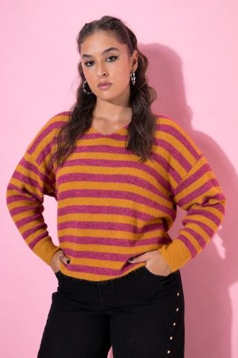 Moda za polnejše Pulover dugih rukava plus velikost, xxl, Ulla Popken in Johann Popken (JP1880)