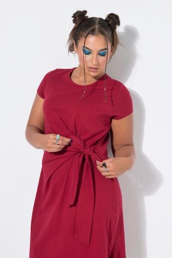 Moda za polnejše Haljina midi kratkih rukava A kroja plus velikost, xxl, Ulla Popken in Johann Popken (JP1880)