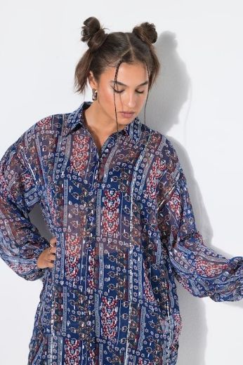 Moda za polnejše Bluza dugih rukava plus velikost, xxl, Ulla Popken in Johann Popken (JP1880)