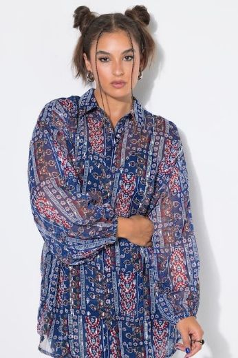 Moda za polnejše Bluza dugih rukava plus velikost, xxl, Ulla Popken in Johann Popken (JP1880)