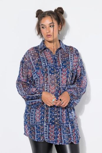 Moda za polnejše Bluza dugih rukava plus velikost, xxl, Ulla Popken in Johann Popken (JP1880)