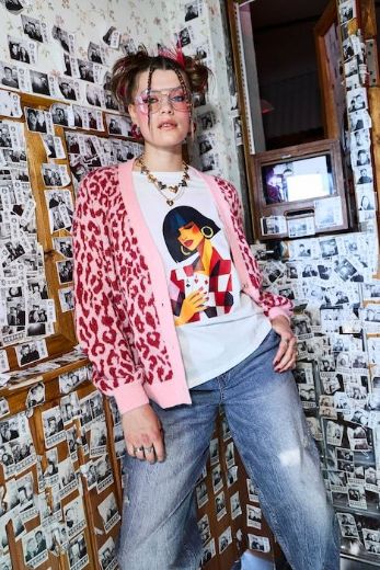 Moda za polnejše Kardigan dugih rukava šireg kroja plus velikost, xxl, Ulla Popken in Johann Popken (JP1880)