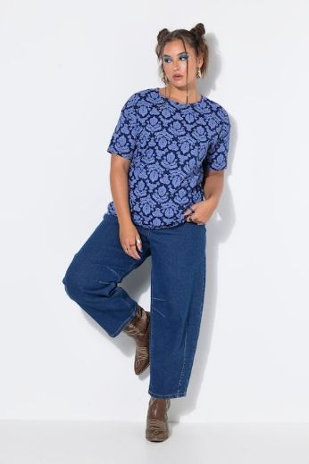 Moda za polnejše Majica kratkih rukava šireg kroja plus velikost, xxl, Ulla Popken in Johann Popken (JP1880)