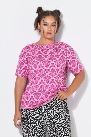 Moda za polnejše Majica kratkih rukava šireg kroja plus velikost, xxl, Ulla Popken in Johann Popken (JP1880)