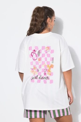 Moda za polnejše Majica kratkih rukava šireg kroja plus velikost, xxl, Ulla Popken in Johann Popken (JP1880)