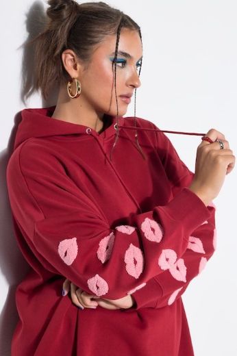 Moda za polnejše Majica dugih rukava s kapuljačom plus velikost, xxl, Ulla Popken in Johann Popken (JP1880)