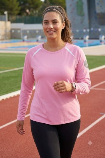Moda za polnejše Majica sportska dugih rukava plus velikost, xxl, Ulla Popken in Johann Popken (JP1880)