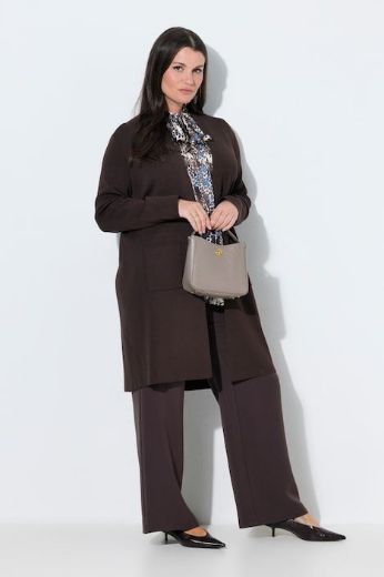 Moda za polnejše Kardigan dugi model s džepovima plus velikost, xxl, Ulla Popken in Johann Popken (JP1880)